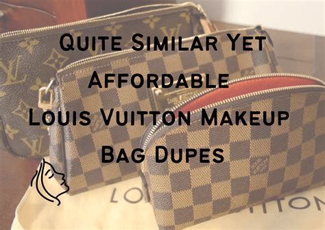 louis vuitton cosmetic bag dupe|louis vuitton necklace dupe.